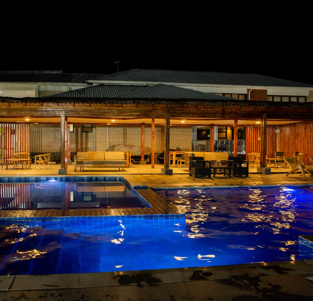Luxury pool view